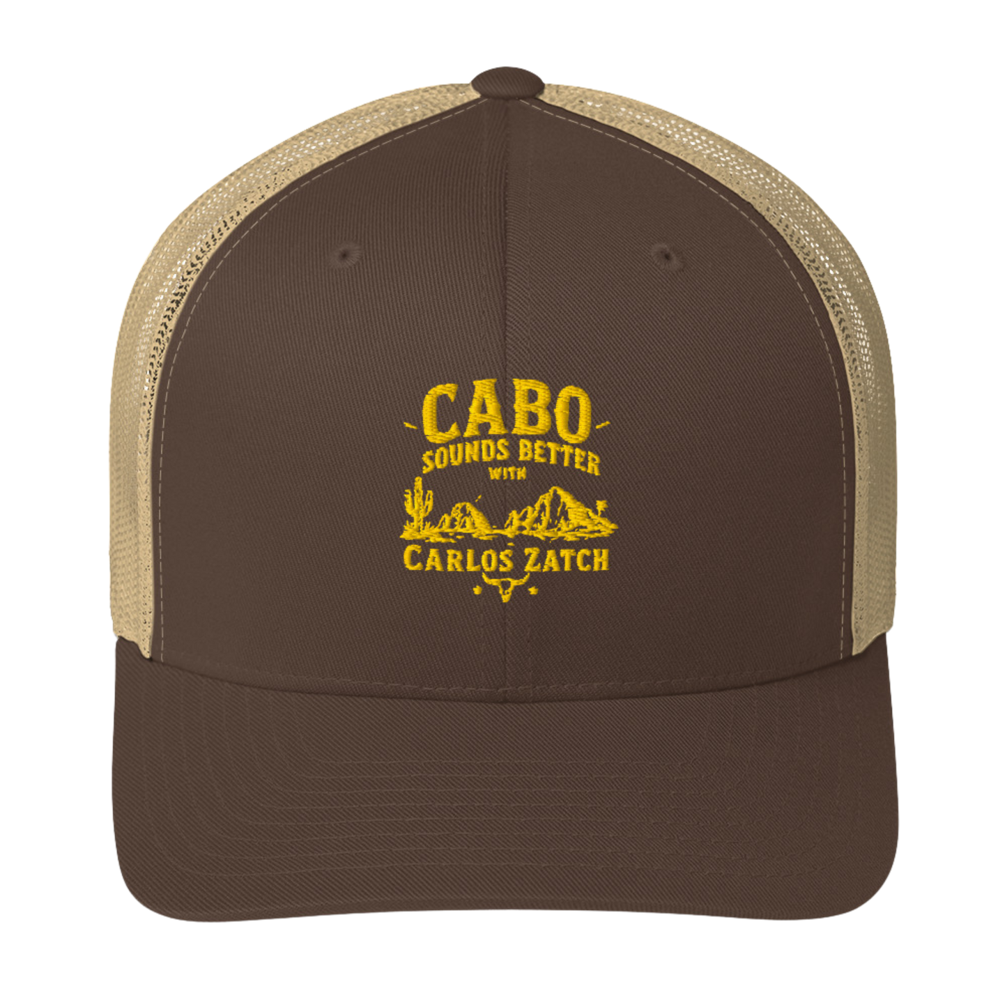 Cabo Sounds Better with Carlos Zatch Trucker Cap