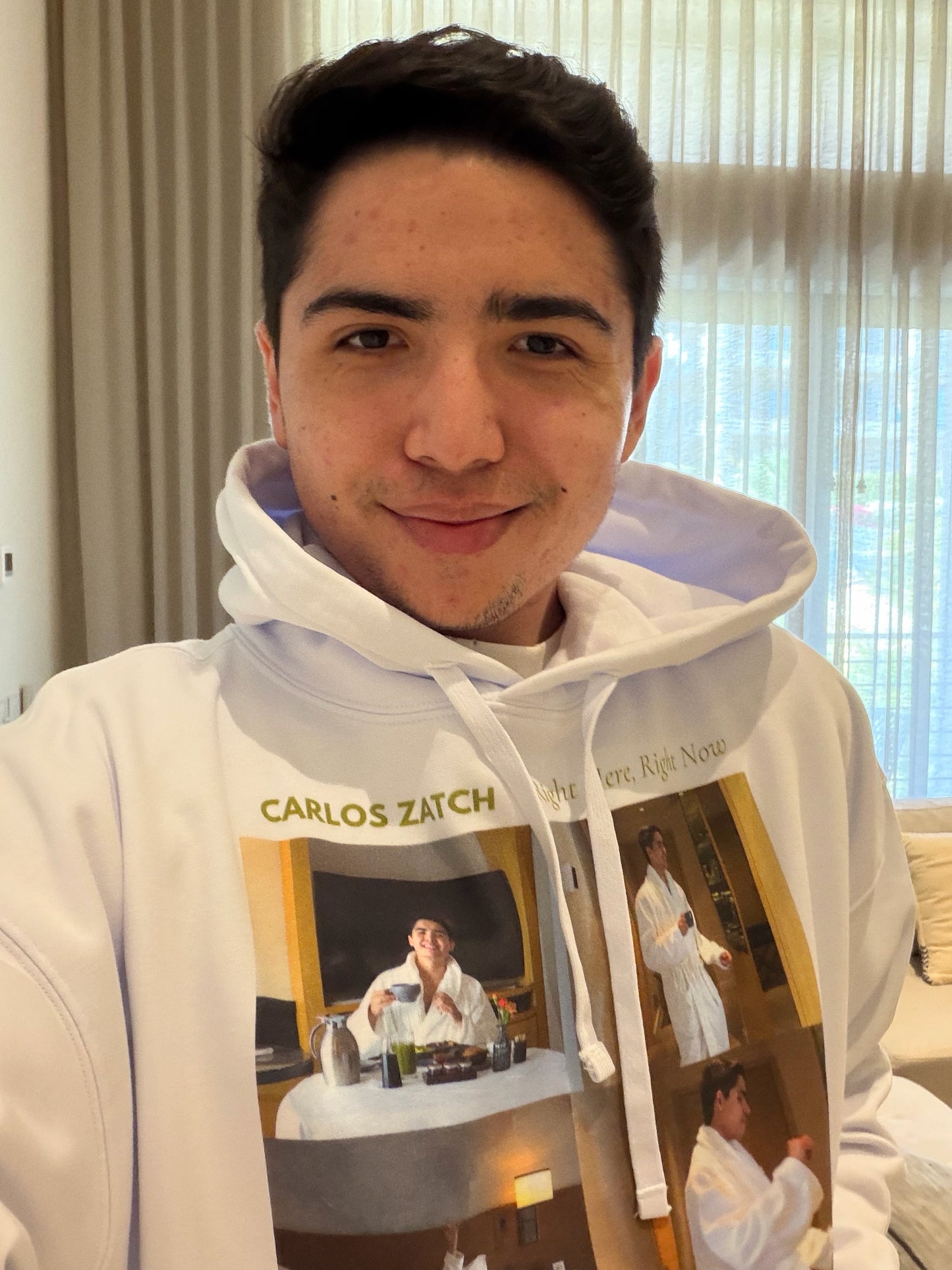Right Here, Right Now White Hoodie (Store Exclusive)