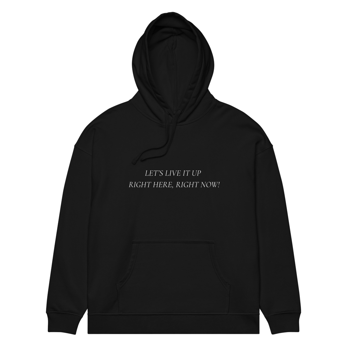 Right Here, Right Now Unisex organic relaxed hoodie