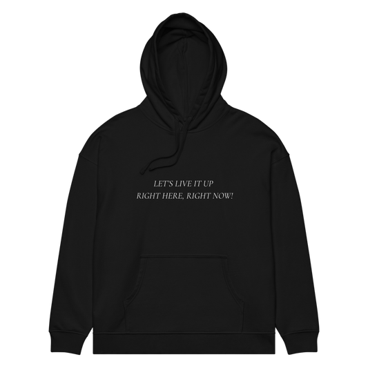 Right Here, Right Now Unisex organic relaxed hoodie