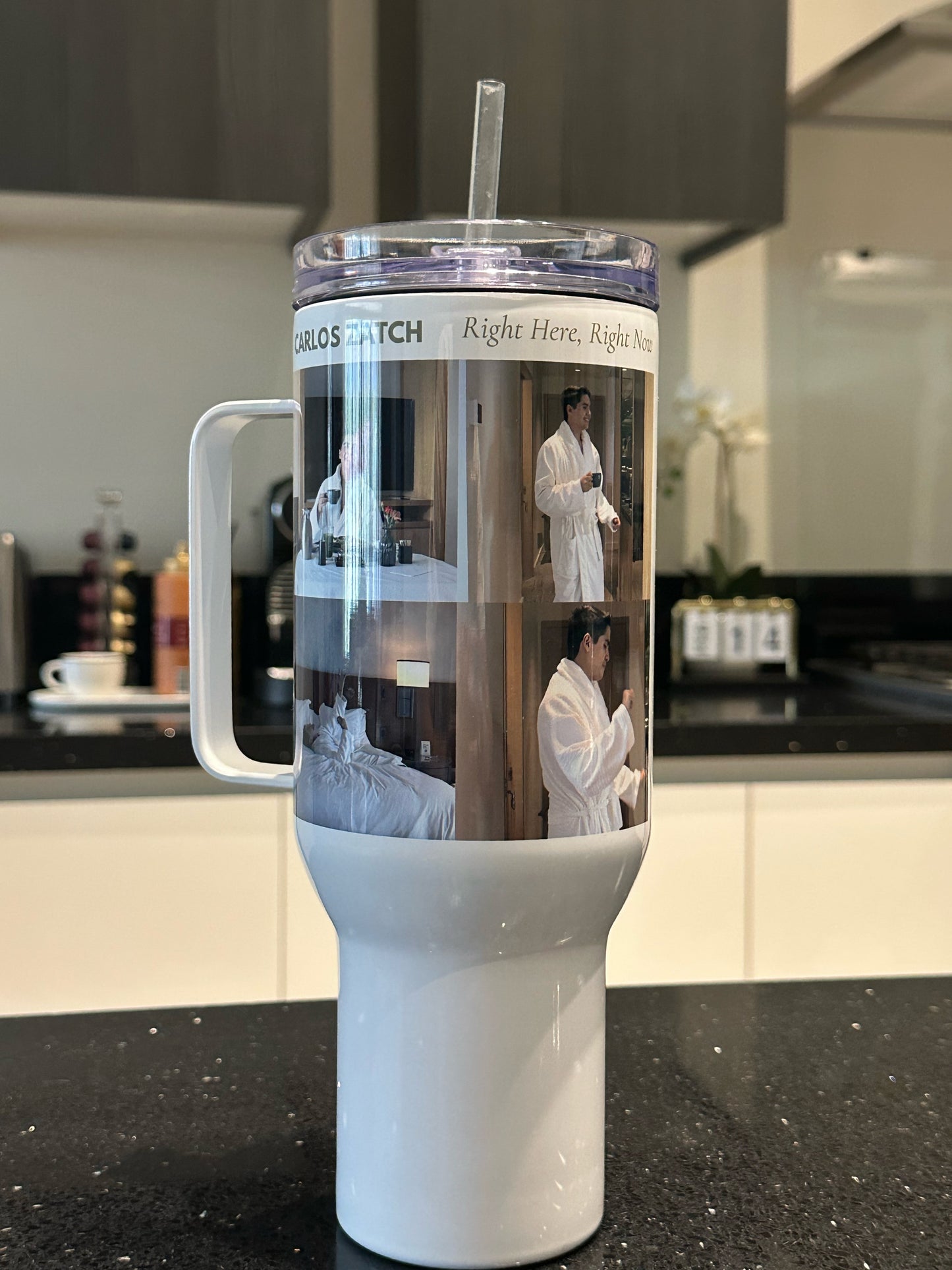 Right Here, Right Now Travel Mug