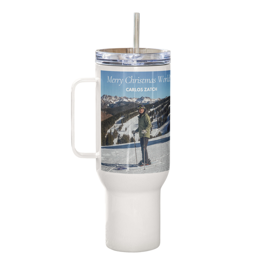 Christmas Is Love Travel mug with a handle