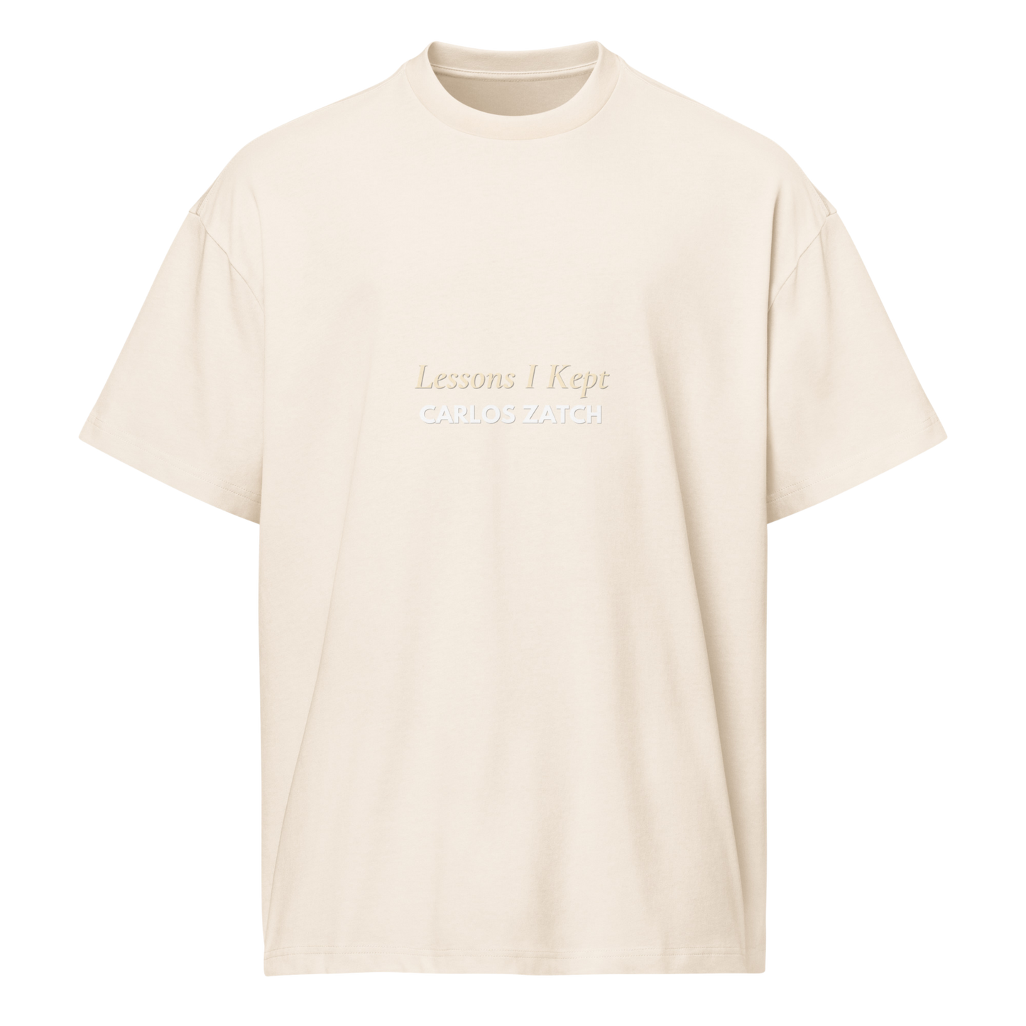 Lessons I Kept Cream Tee